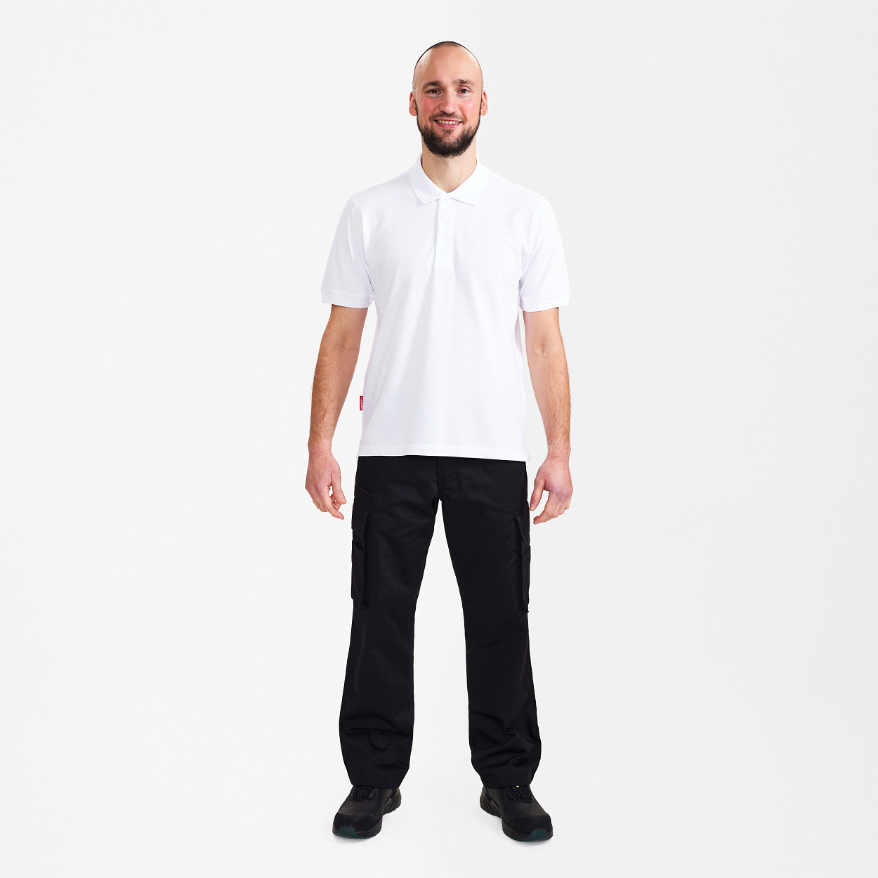 ENGEL Extend Poloshirt in Weiss, Größe XXS