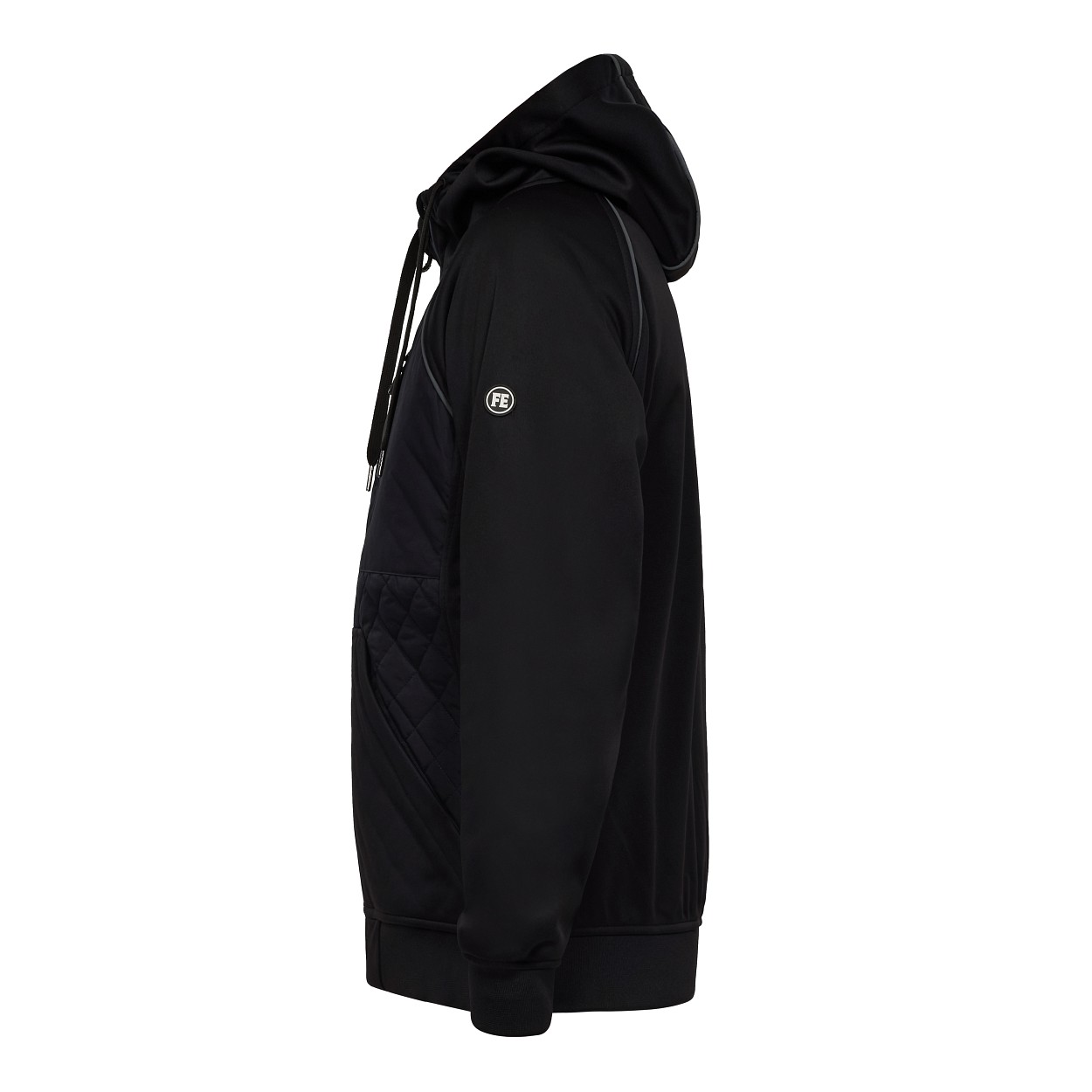 X-treme Softshelljacke mit Kapuze in Schwarz, Größe XS