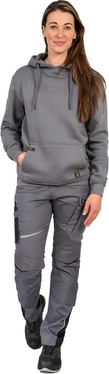 Damen-Bundhose Flex Line Grau/Schwarz FLXDH, Gr. 52 von Leibwächter