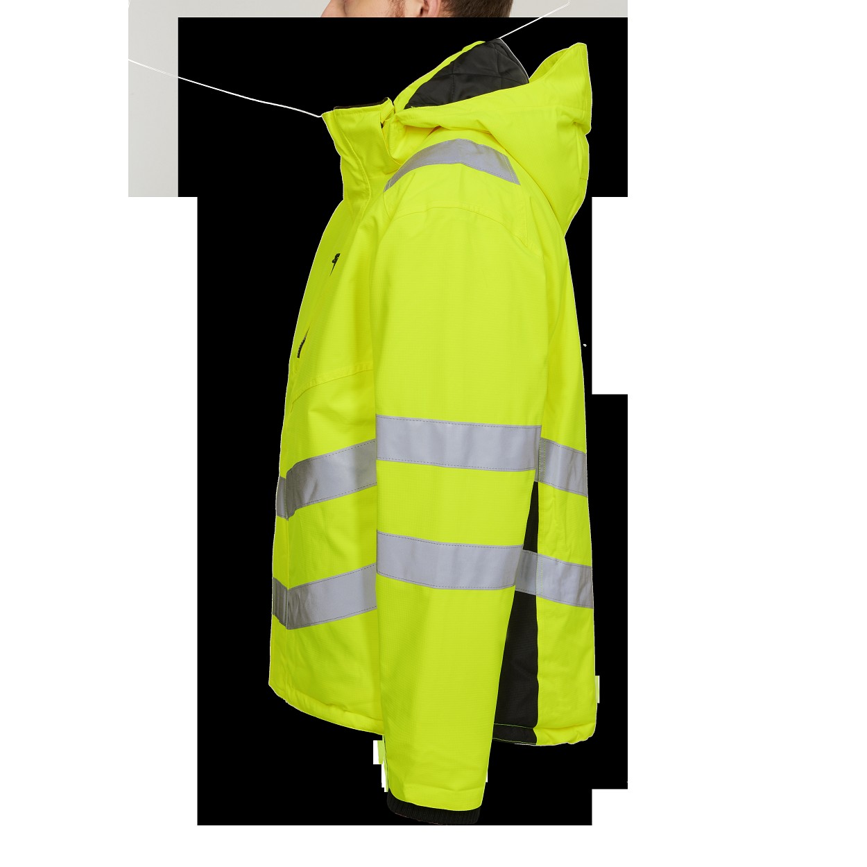 ENGEL Safety Winterjacke in Gelb/Schwarz, Größe XS
