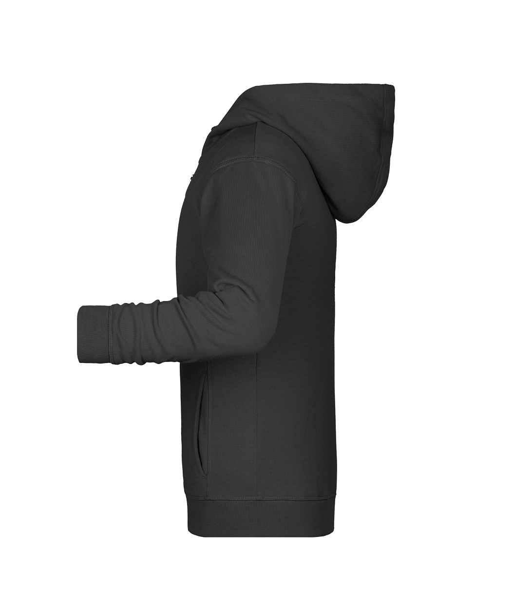 Children's Zip Hoody OCS Blended & RCS "8026K" in Black, Größe 2XL - Daiber