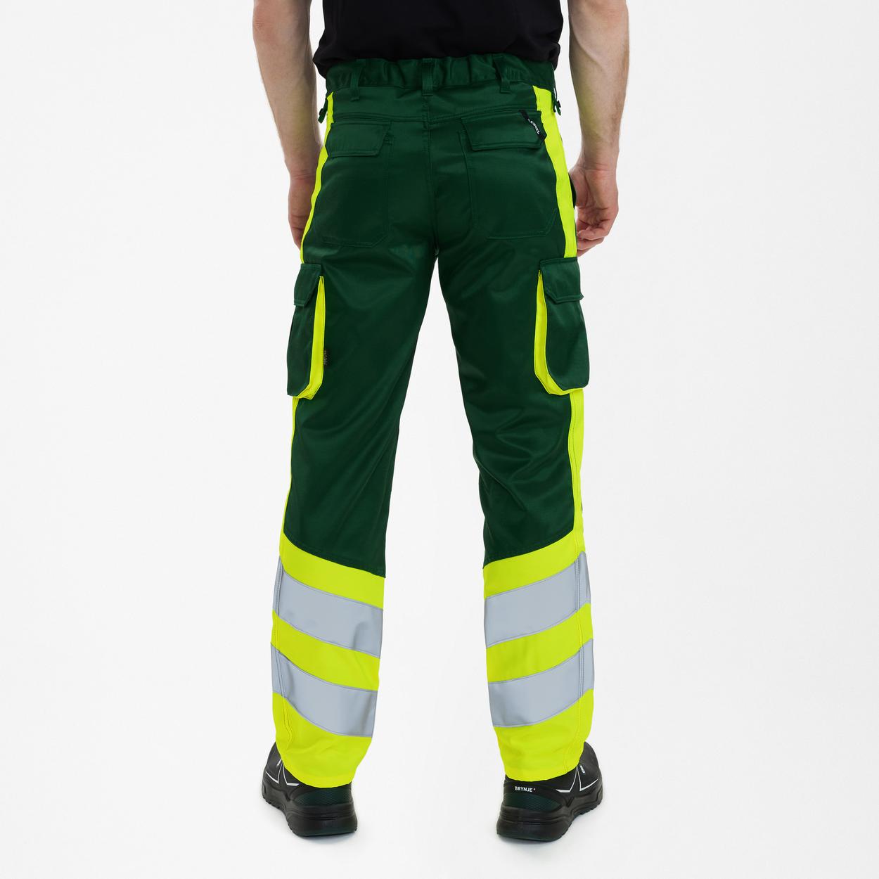 ENGEL Safety Light Arbeitshose in Green/Hivis yellow, Größe 106