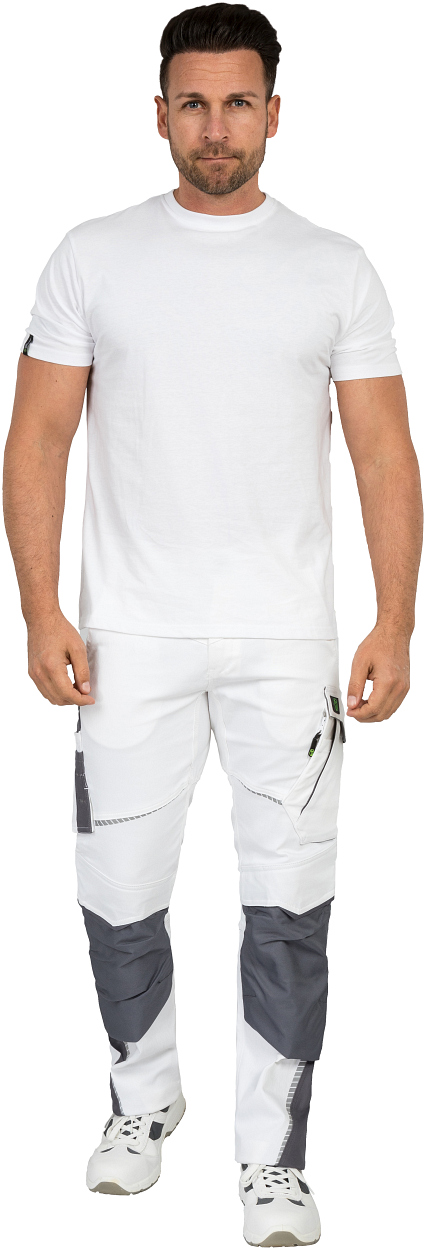 T-Shirt Rundhals "Tom" Classic Line Weiß LWTR, Gr. 2XL von Leibwächter