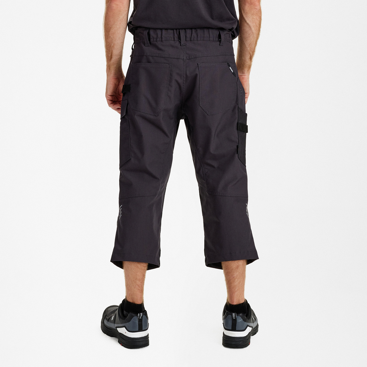 ENGEL Entire 3/4-Hose mit Stretch in Anthrazit Grau, Größe 54