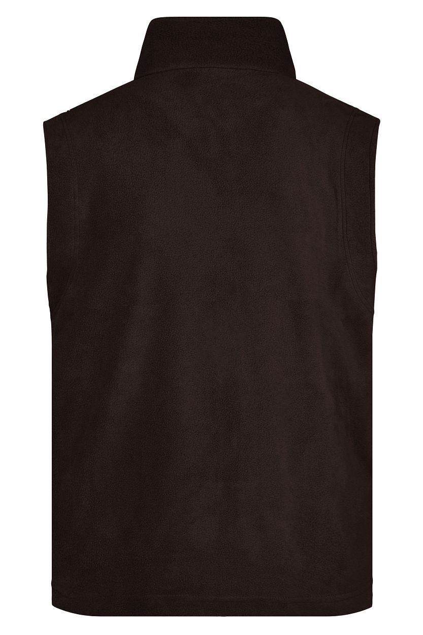 Fleece Vest "JN045" in Brown, Größe 4XL - Daiber