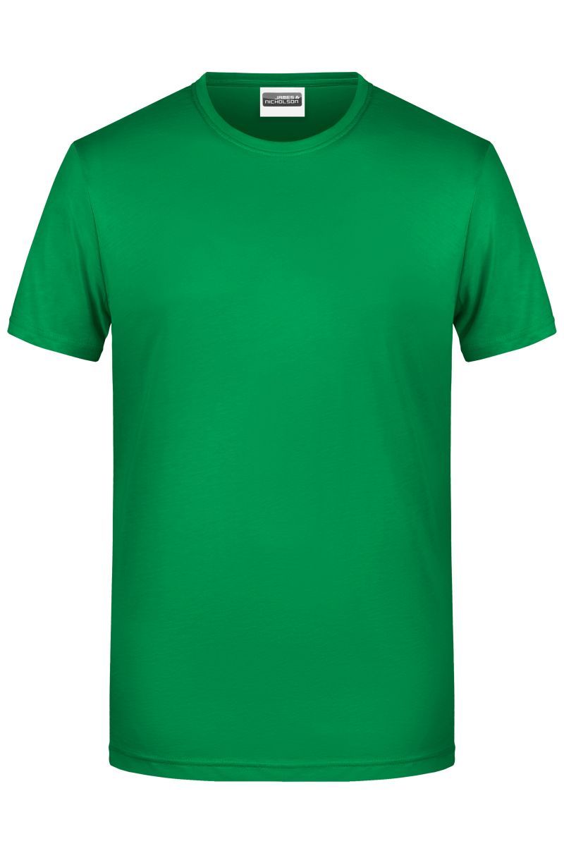 8008 Herren Basic T-Shirt in Fern-Green, Größe XL von James & Nicholson