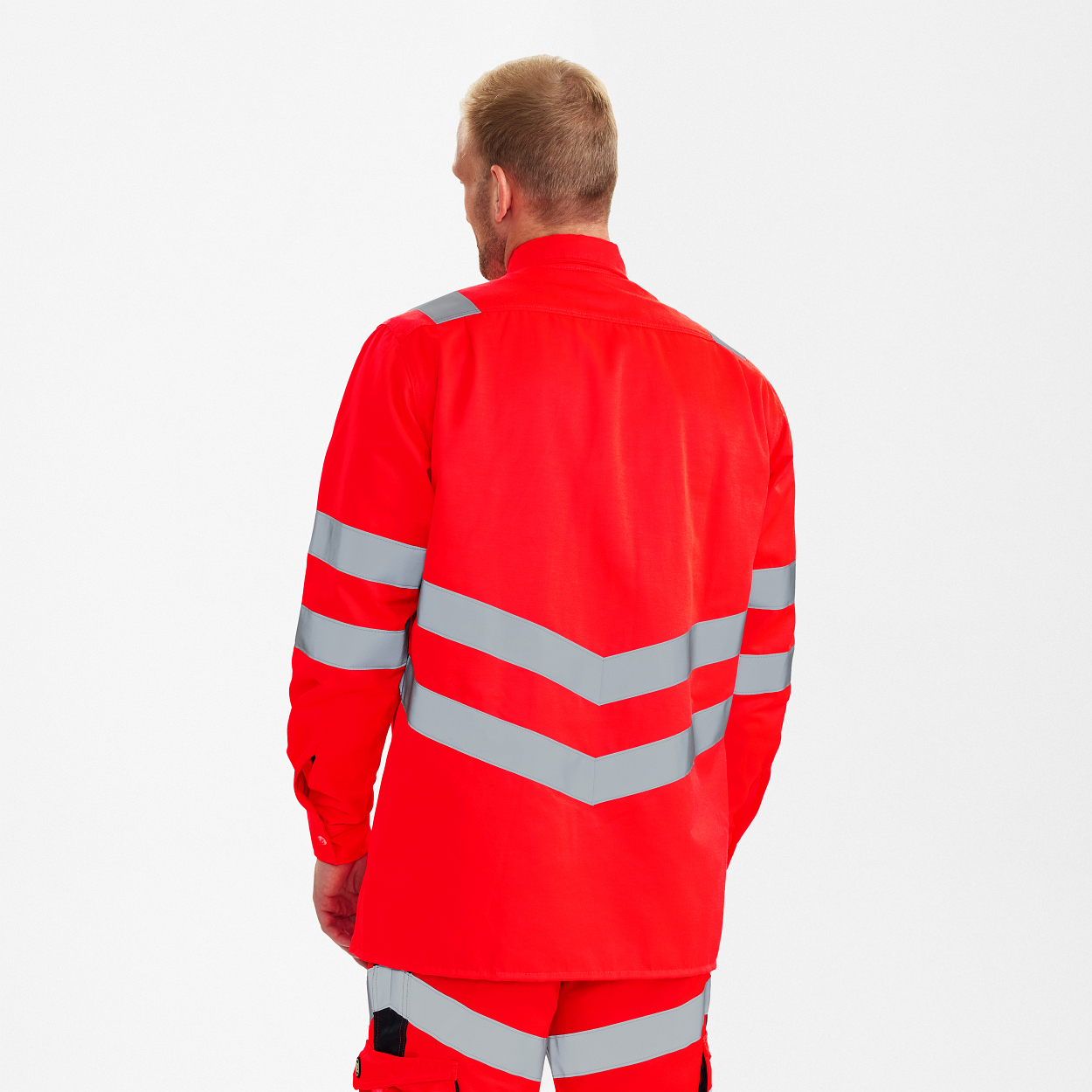 ENGEL Safety Hemd in Rot, Größe 49/50