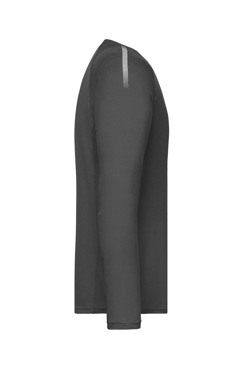 Men's Sports Shirt Long-Sleeved GRS "JN522" in Titan, Größe 3XL - Daiber