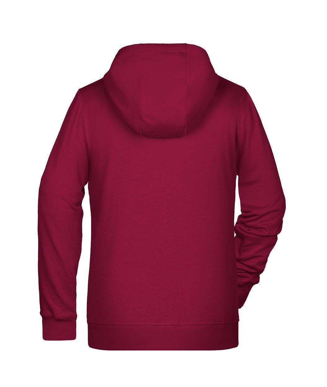 Ladies' Zip Hoody OCS Blended & RCS "8025" in Wine, Größe 3XL - Daiber