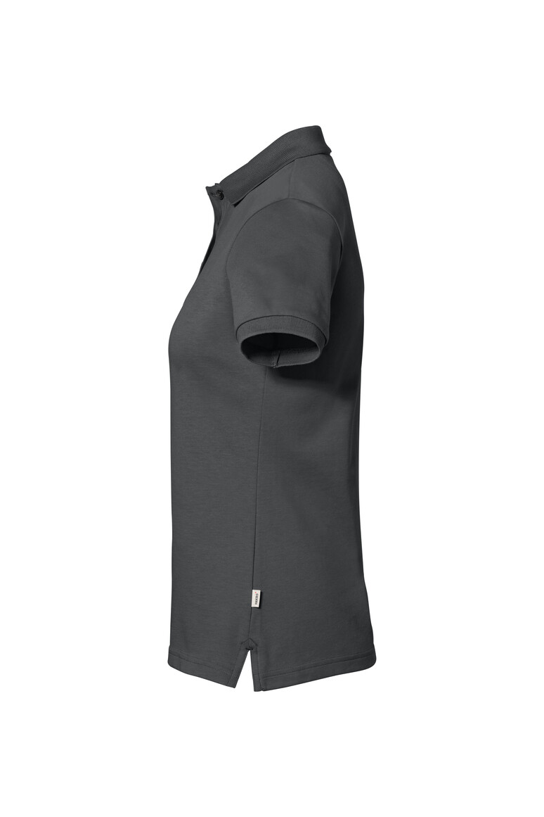 HAKRO 214 COTTON TEC® Damen Poloshirt in Anthrazit, Größe 3XL