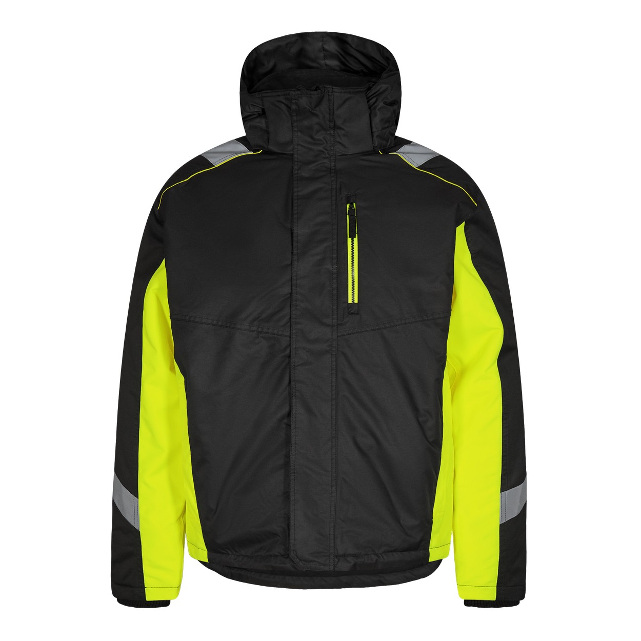 ENGEL Cargo Winterjacke in Schwarz/Gelb, Größe XS