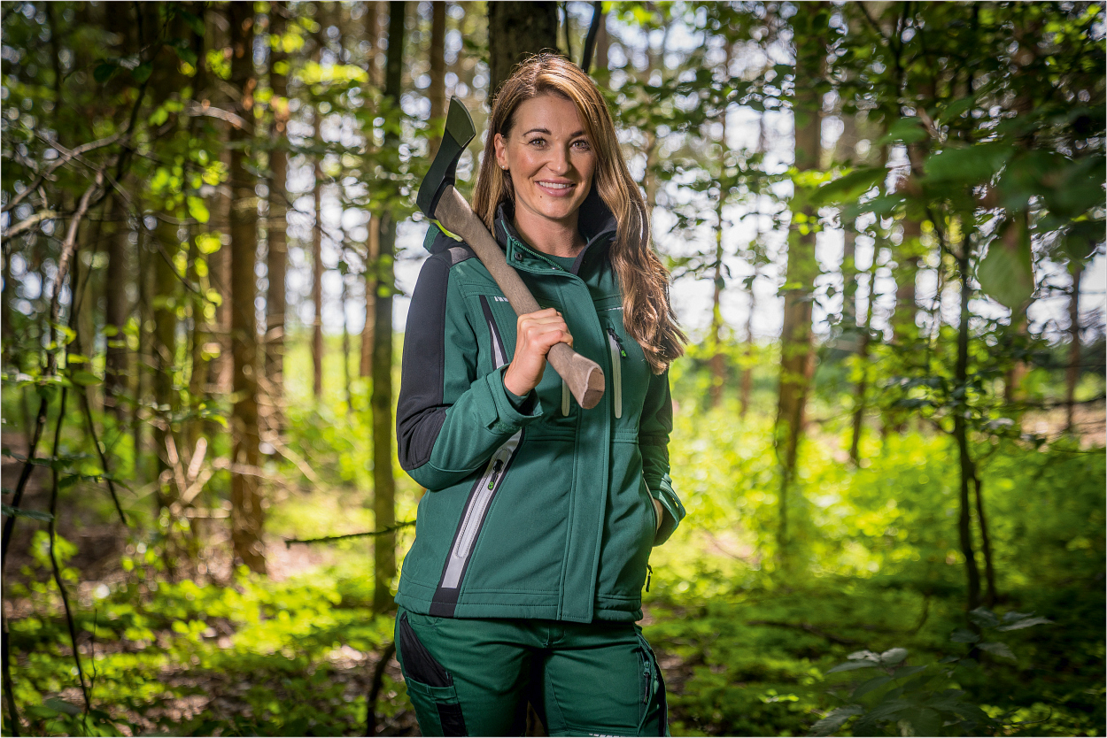 Damen ShortsFlex Line Grün/Schwarz FLXDK, Gr. 34 von Leibwächter Damen Shorts Flex Line Grün/Schwarz FLXDK, Gr. 52 von Leibwächter