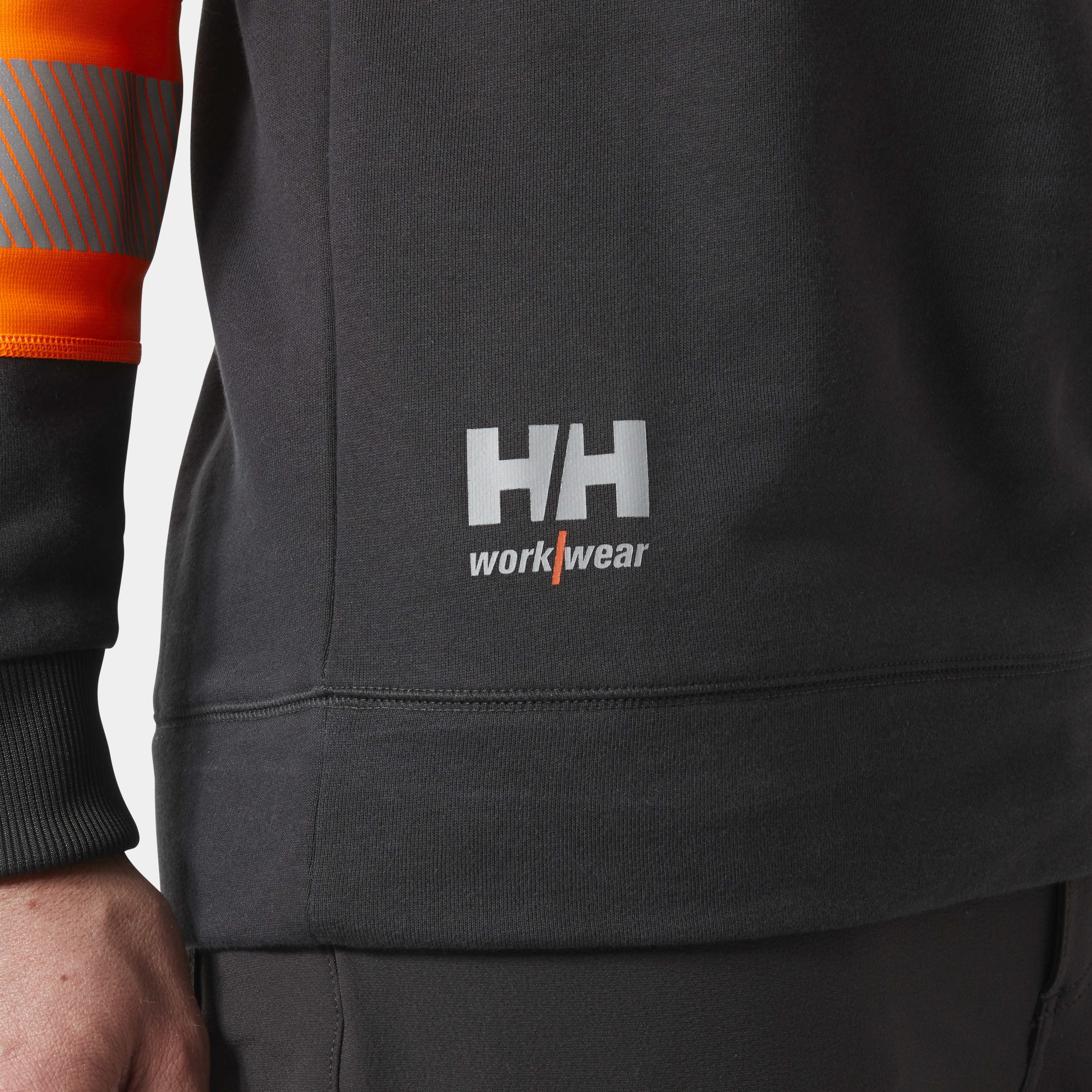 "ICU" Sweatshirt in Orange, Größe 4XL von Helly Hansen Workwear