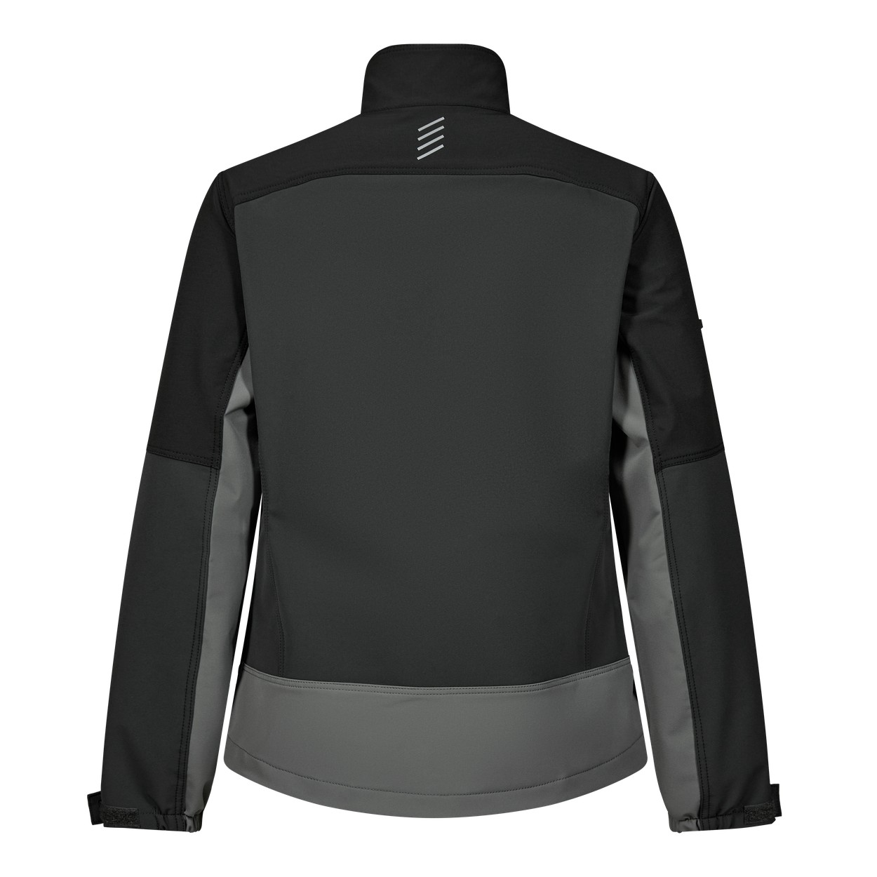 ENGEL Entire Damen Arbeitsjacke mit 4-Wege-Stretch in Anthrazitgrau/Schwarz, Größe XS