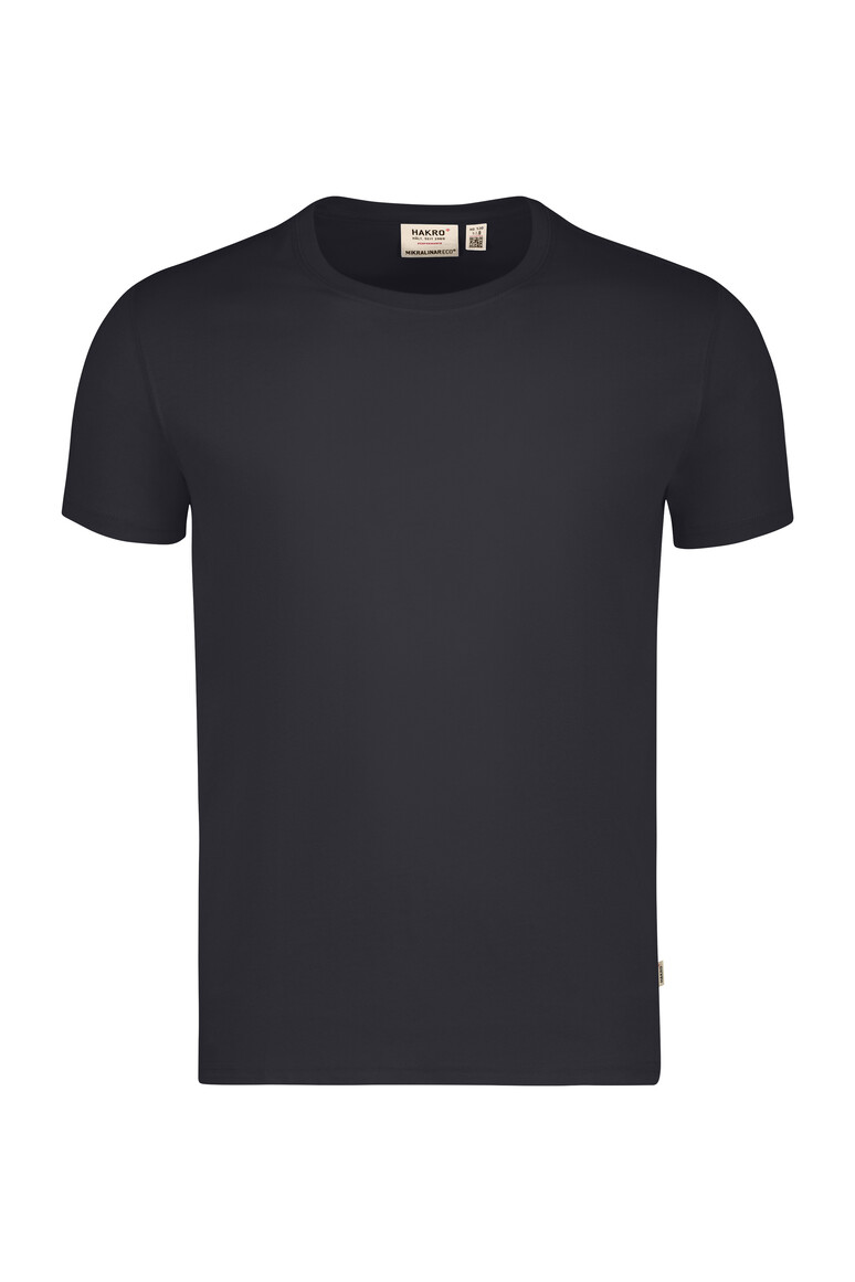 HAKRO 530 T-Shirt MIKRALINAR® ECO GRS in karbongrau, Größe XL