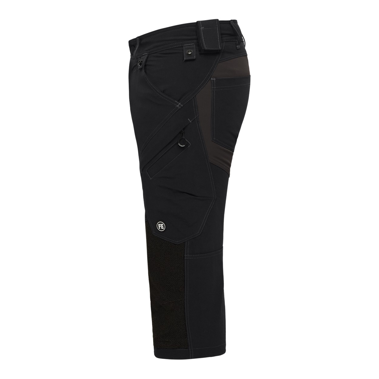 ENGEL X-treme 3/4-Hose mit 4-Wege-Stretch in Schwarz, Größe 54
