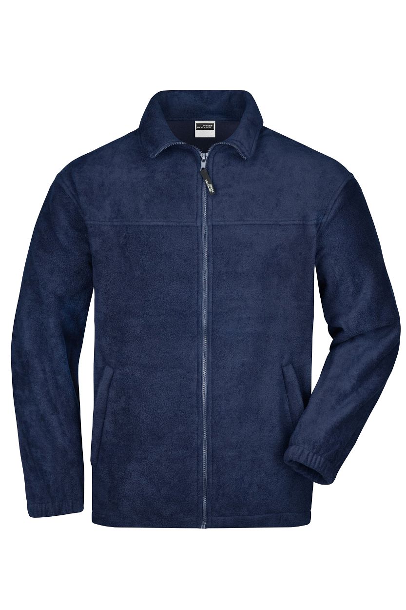 Full-Zip Fleece "JN044" in Navy, Größe 4XL - Daiber