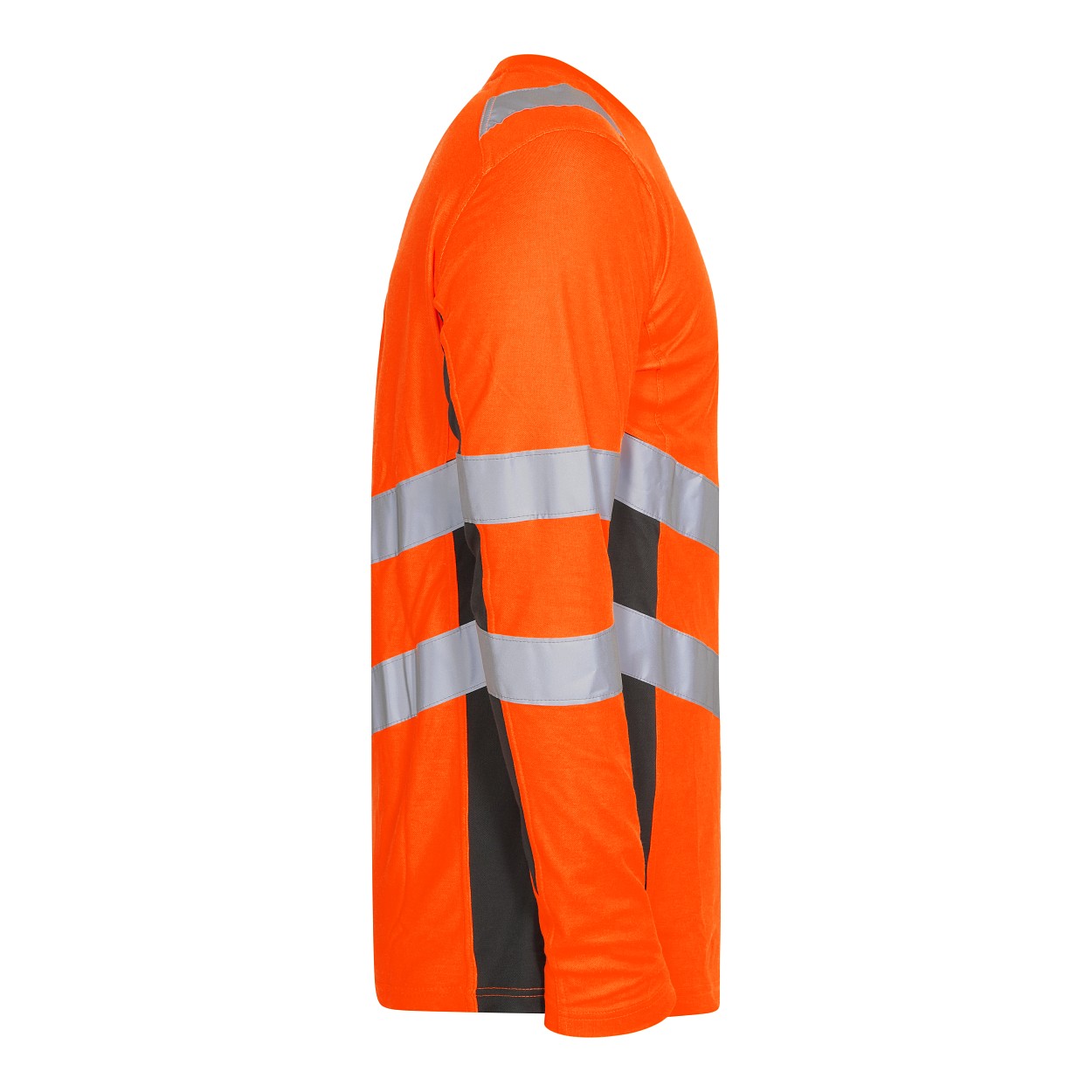 ENGEL Safety Langarm-Shirt in Orange/Anthrazit Grau, Größe XS