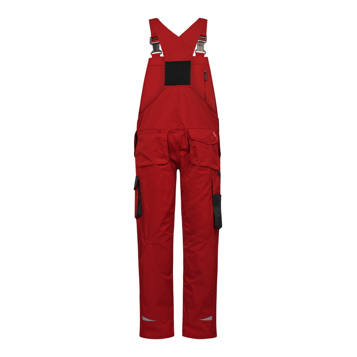 ENGEL Galaxy Light Latzhose in Tomato Red/Anthrazit Grau, Größe 58
