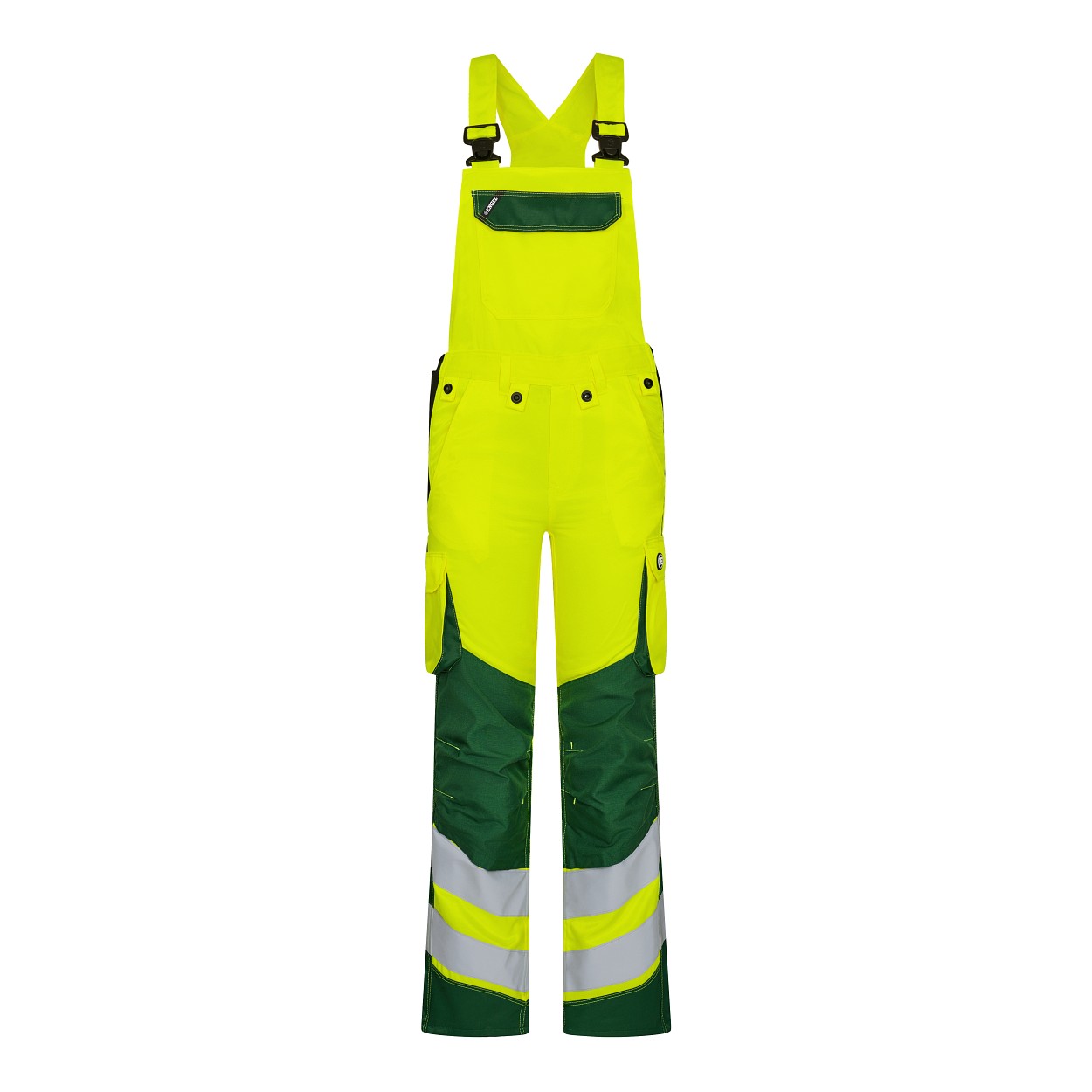 ENGEL Safety Light Damen Latzhose in Gelb/Grün, Größe 48
