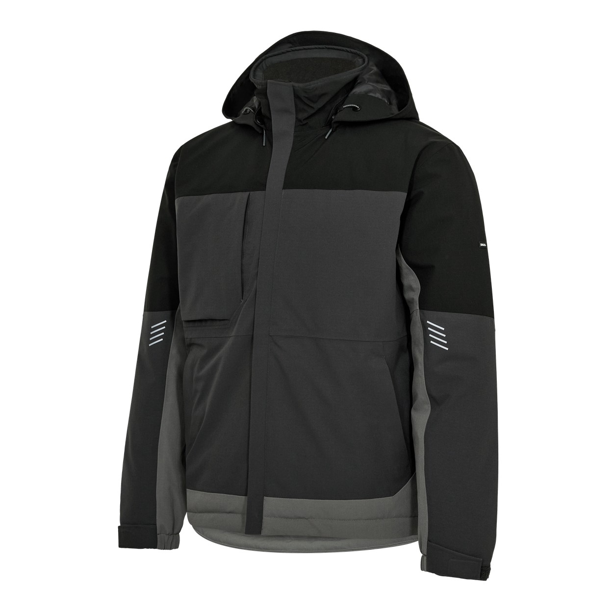 ENGEL Entire Winterjacke in Anthrazitgrau/Schwarz, Größe XS