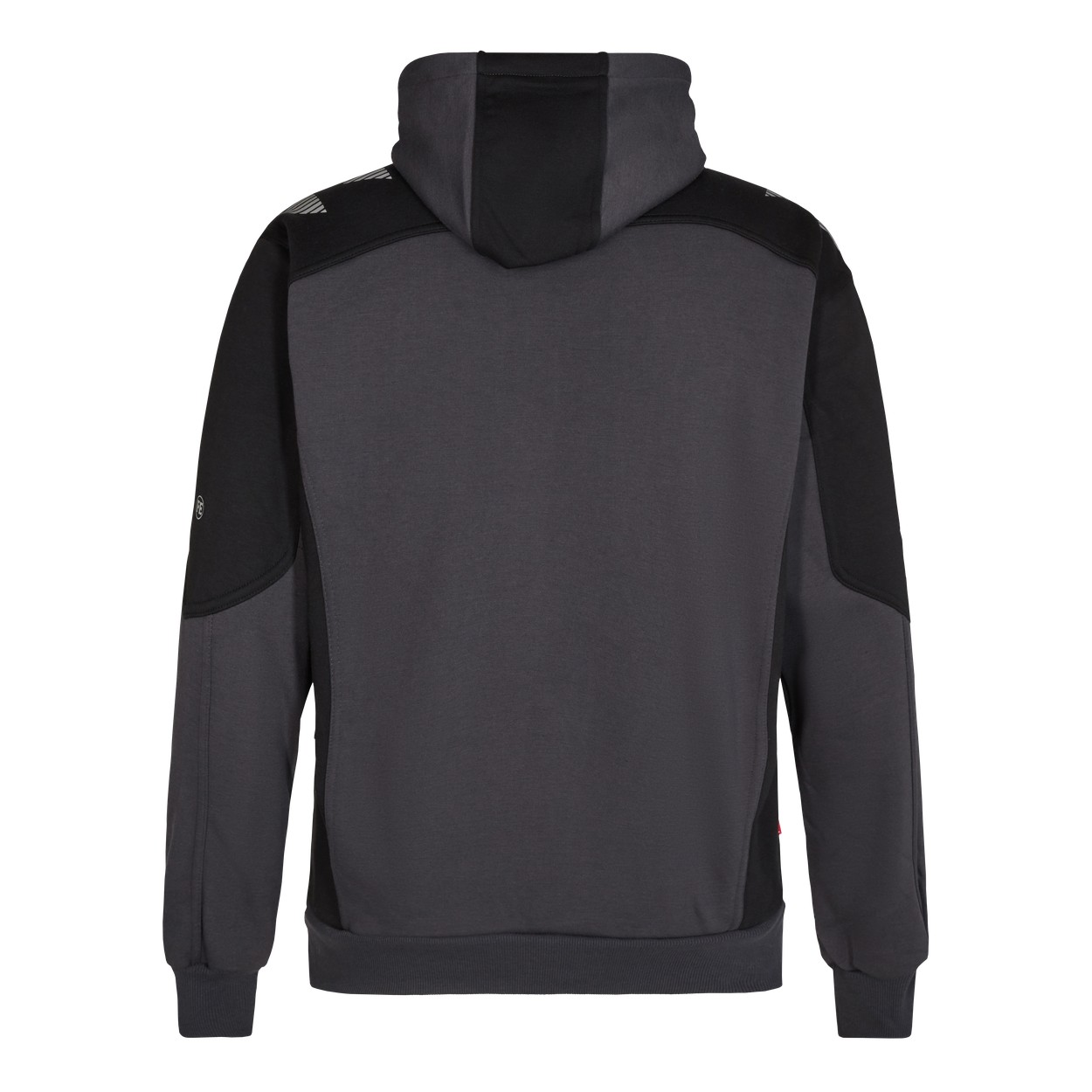 ENGEL Galaxy Sweatcardigan mit Kapuze in Anthrazitgrau/Schwarz, Größe 2XL