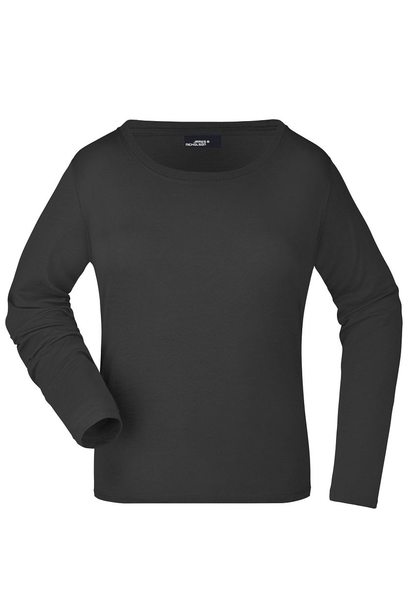 Ladies' Shirt Long-Sleeved Medium "JN903" in Black, Größe 3XL - Daiber