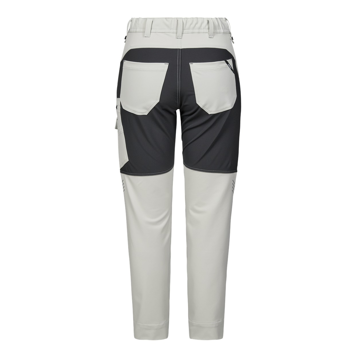 ENGEL Entire Damen Servicehose mit 4-Wege Stretch in Bone White / Anthracite Grey, Größe 48