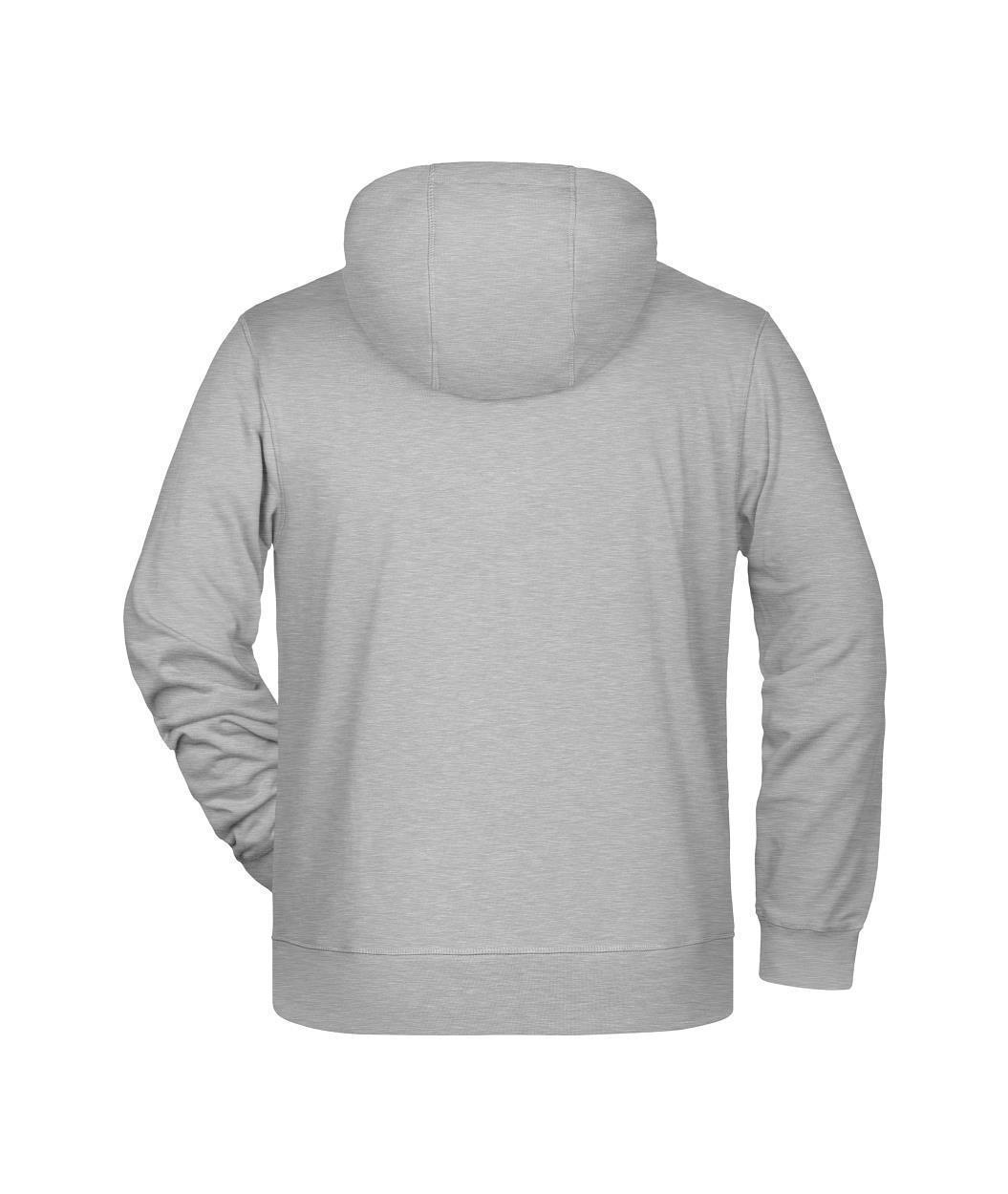 Men's Zip Hoody OCS Blended & RCS "8026" in Grey-Heather, Größe 5XL - Daiber