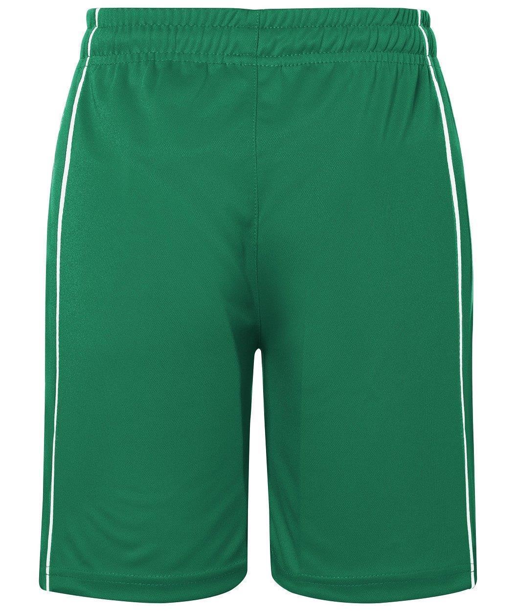 Basic Team Shorts Junior "JN387K" in Green/White, Größe 2XL - Daiber