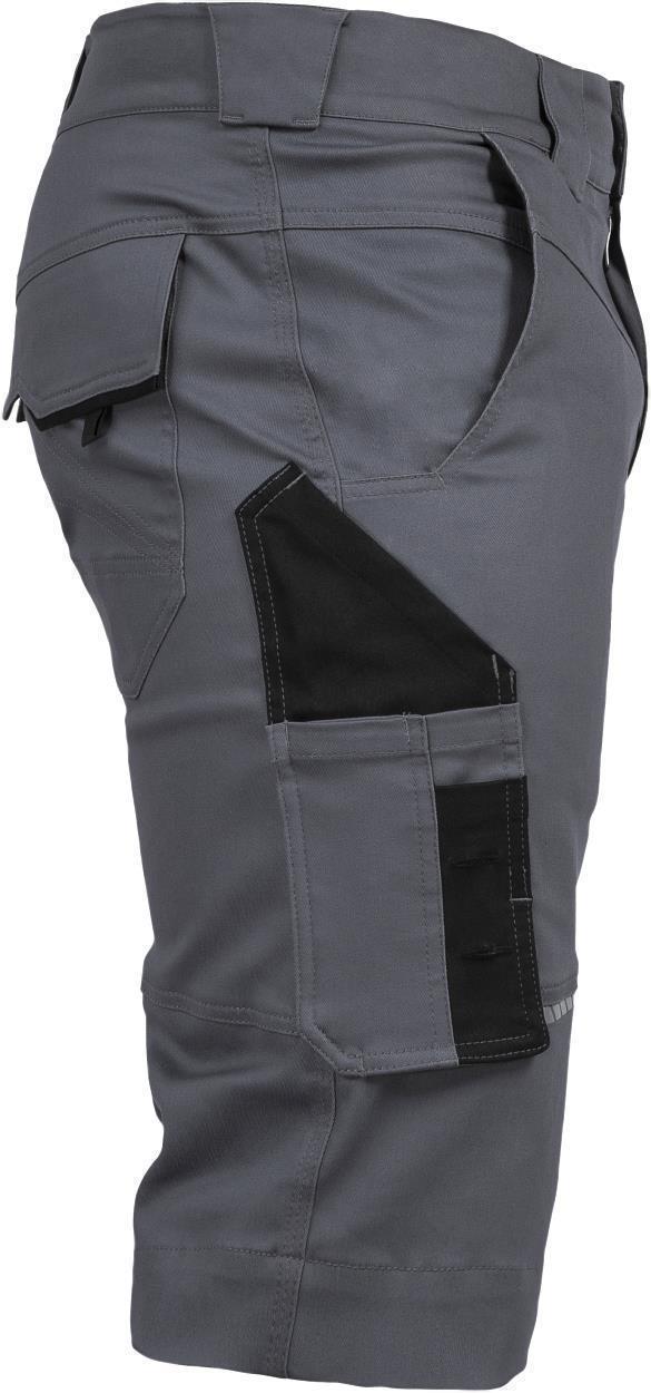 Herren-Shorts Flex Line Grau/Schwarz FLEXK, Gr. 68 von Leibwächter