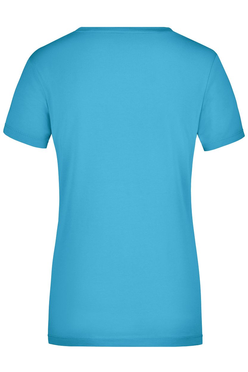 Ladies' Stretch V-T "JN928" in Turquoise, Größe 2XL - Daiber