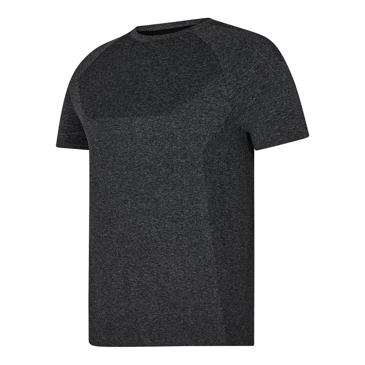 ENGEL X-treme seamless T-Shirt in Black Melange, Größe S/M