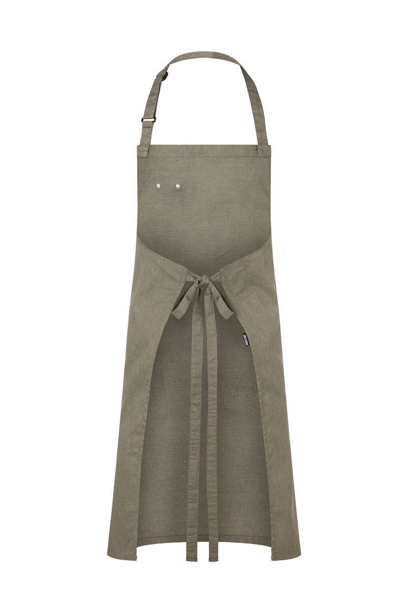 Latzschürze Denim-Style ROCK CHEF®-Stage2 in Vintage moss green von Karlowsky