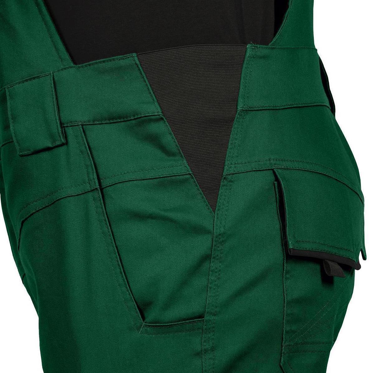 Latzhose Flex Line Grün/Schwarz FLEXL, Gr. 98 von Leibwächter