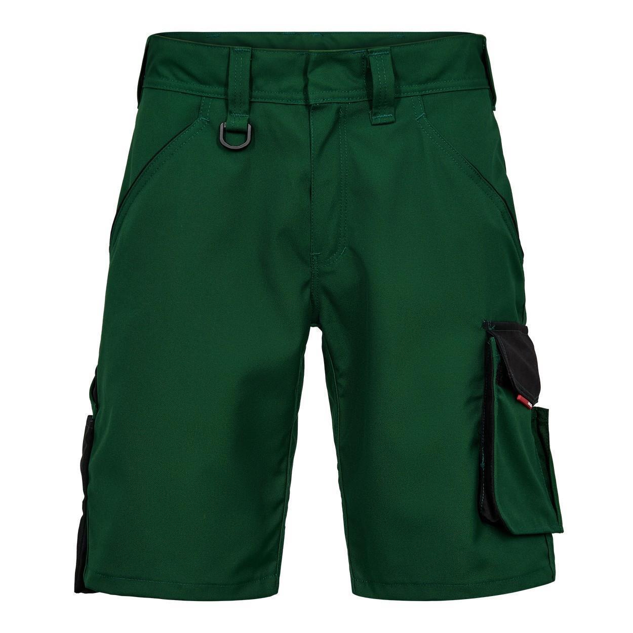 ENGEL Galaxy 6810-254 Arbeitsshorts in Grün/Schwarz, Größe 54