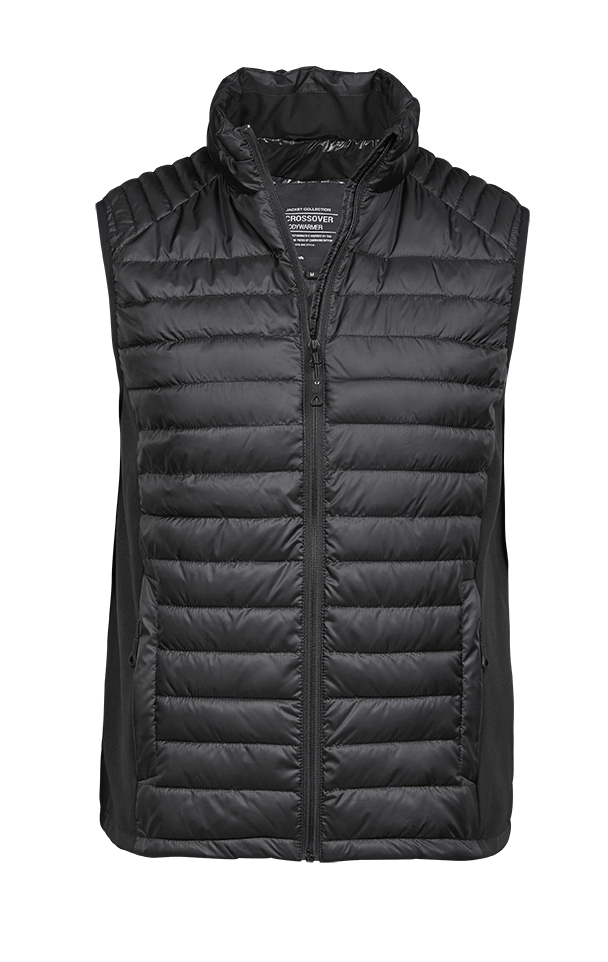 Men´s Crossover Bodywarmer in Black, Größe 2XL von Tee Jays