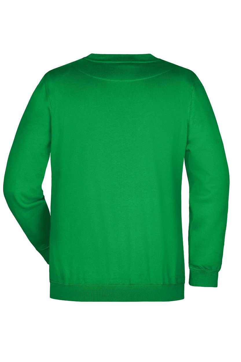 Round-Sweat Heavy "JN040" in Fern-Green, Größe 5XL - Daiber
