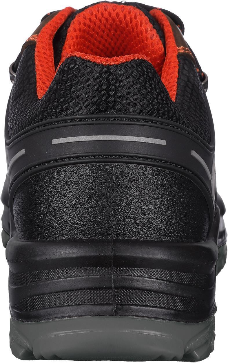 Halbschuh L3310 Parma in Grau/Braun/Rot, Gr. 48 von Leibwächter