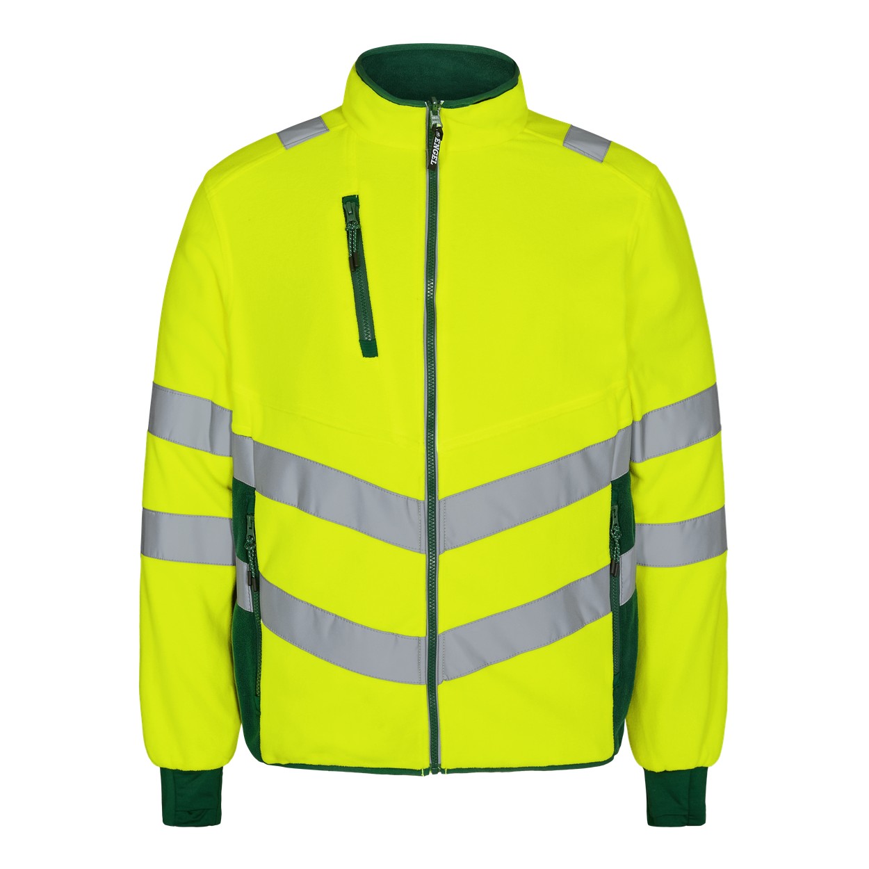 ENGEL Safety Fleecejacke in Gelb/Grün, Größe XS