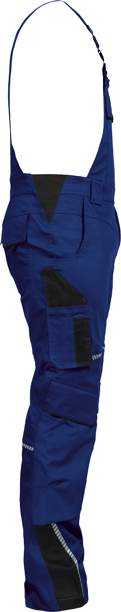 Latzhose FLEXL20 Flex Line in Kornblau/Schwarz, Gr. 70 von Leibwächter