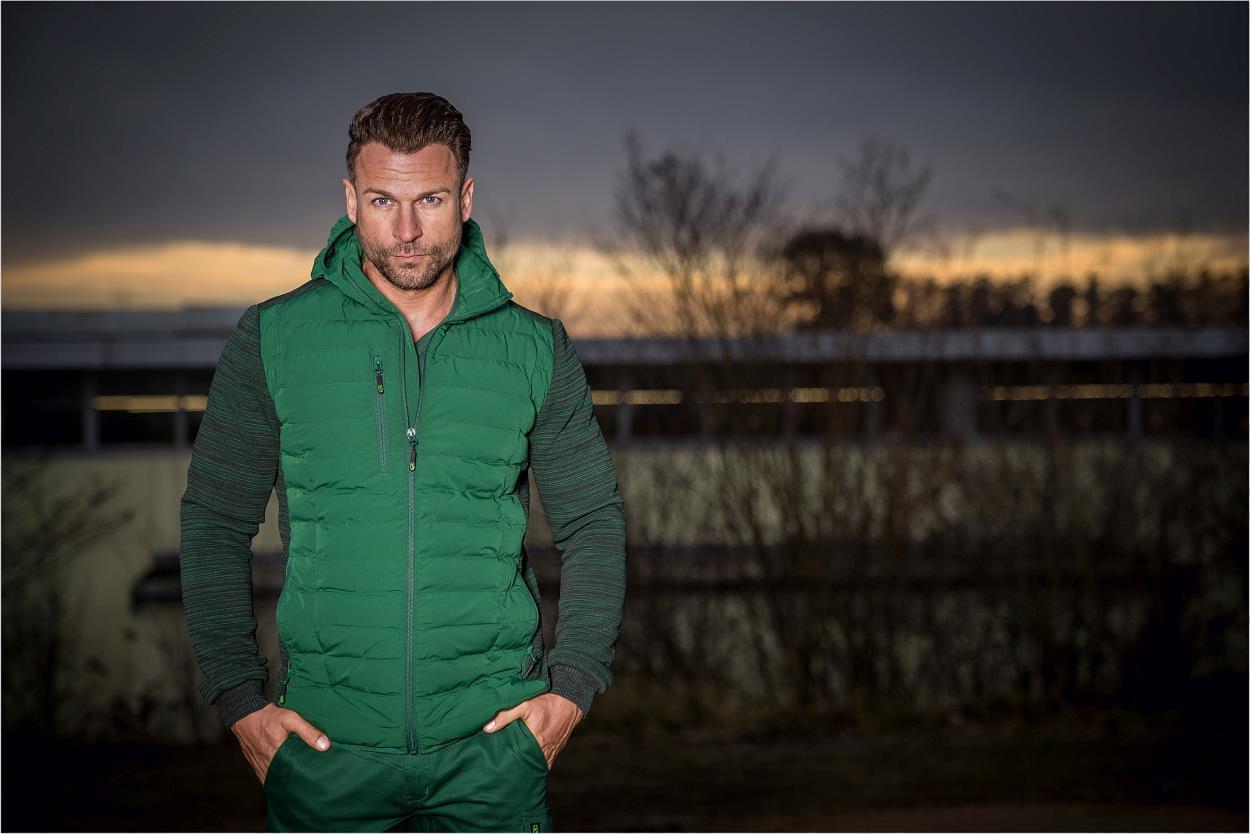 Herren Hybridjacke Casual Line Grün CAHYJ, Gr. 2XL von Leibwächter