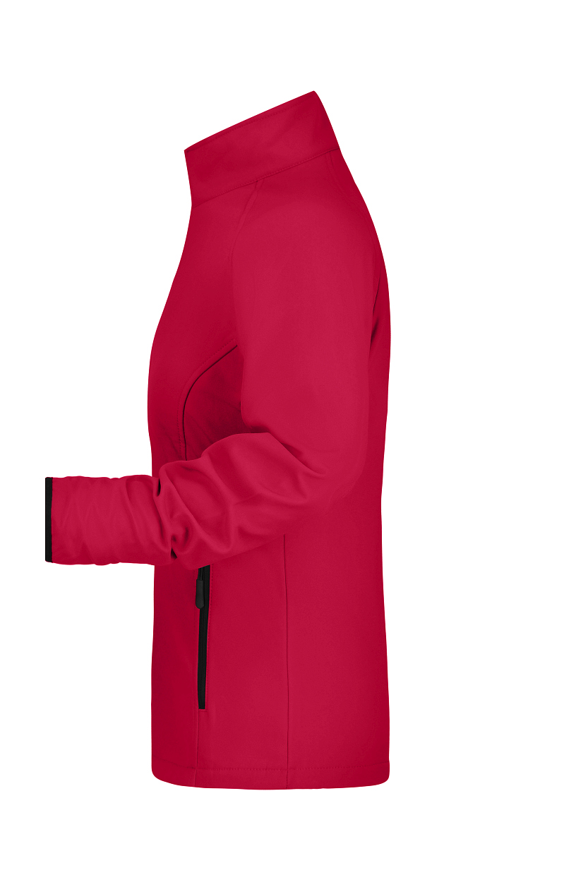 Ladies' Promo Softshell Jacket "JN1129" in Red/Black, Größe 2XL - Daiber
