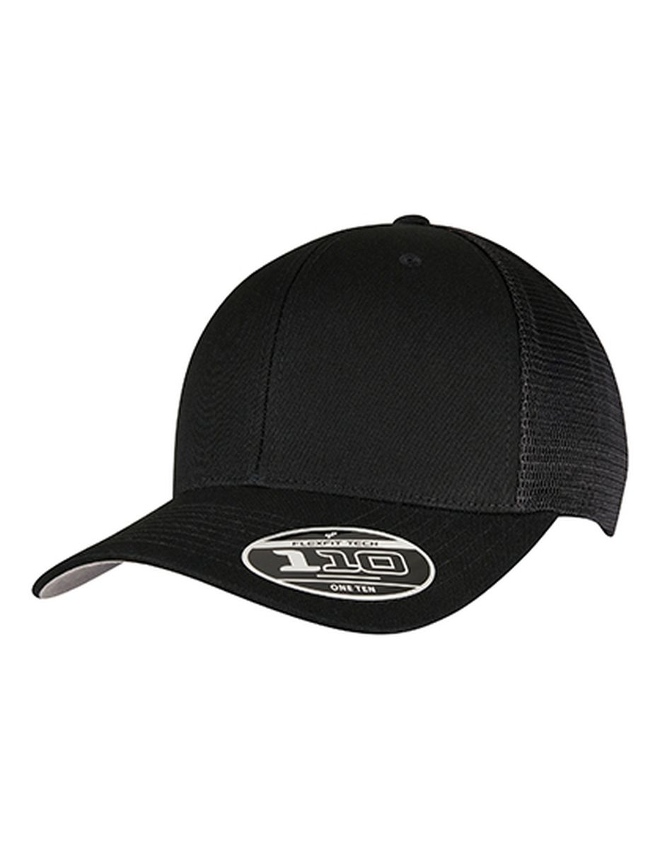 FLEXFIT 110 Mesh Cap in Black, Größe One Size