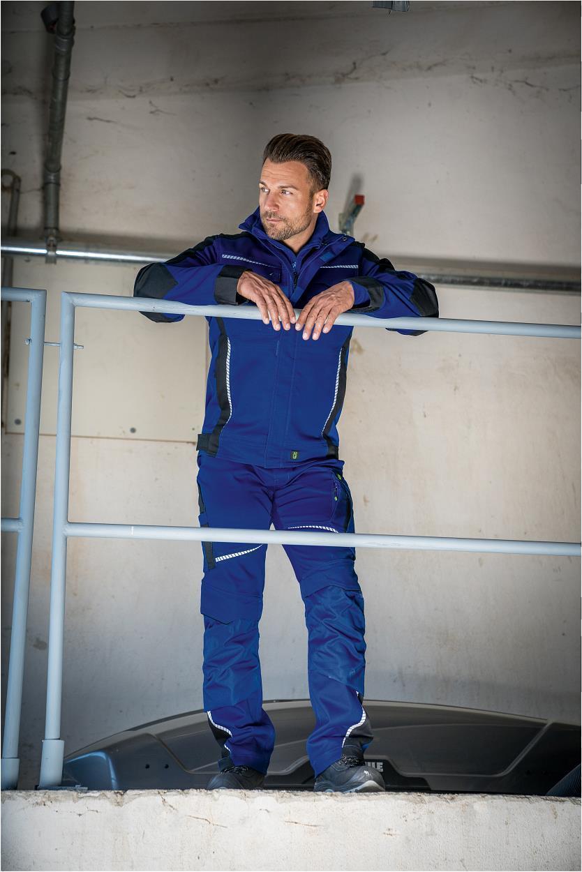 Bundhose Flex Line in Kornblau-Schwarz, Gr. 98 von Leibwächter