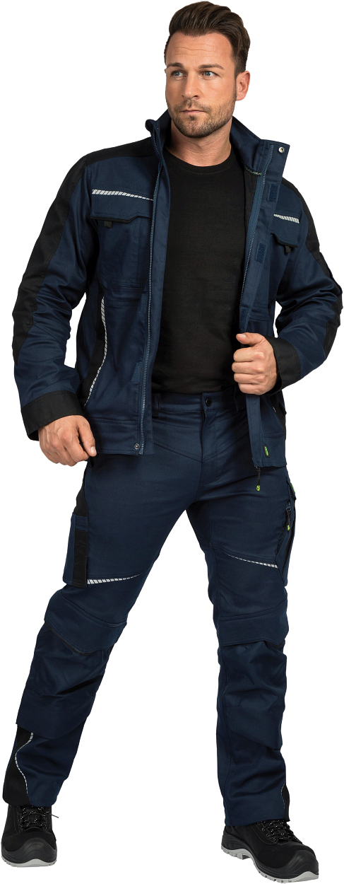 Bundjacke Flex Line Marine/Schwarz FLEXJ, Gr. 2XL von Leibwächter