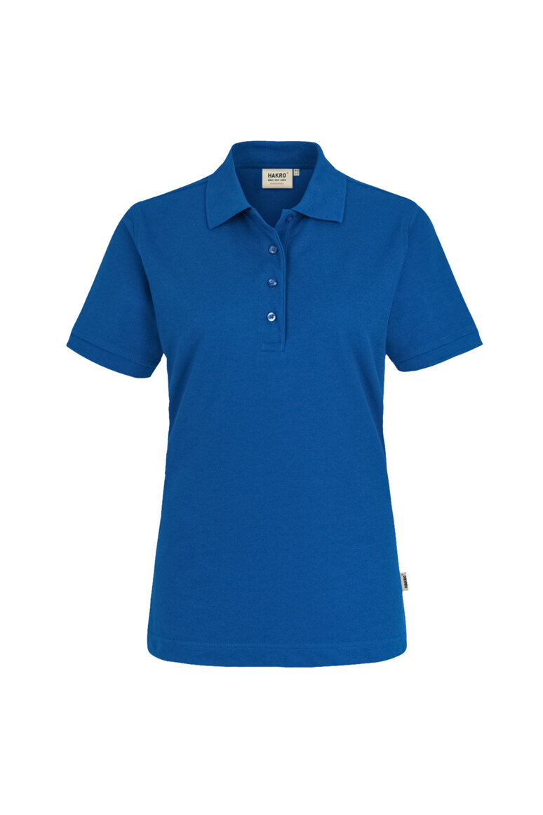 HAKRO 216 Damen Poloshirt MIKRALINAR® in Royalblau, Größe 6XL