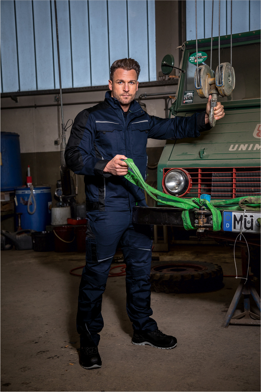 Bundjacke Flex Line Marine/Schwarz FLEXJ, Gr. 2XL von Leibwächter