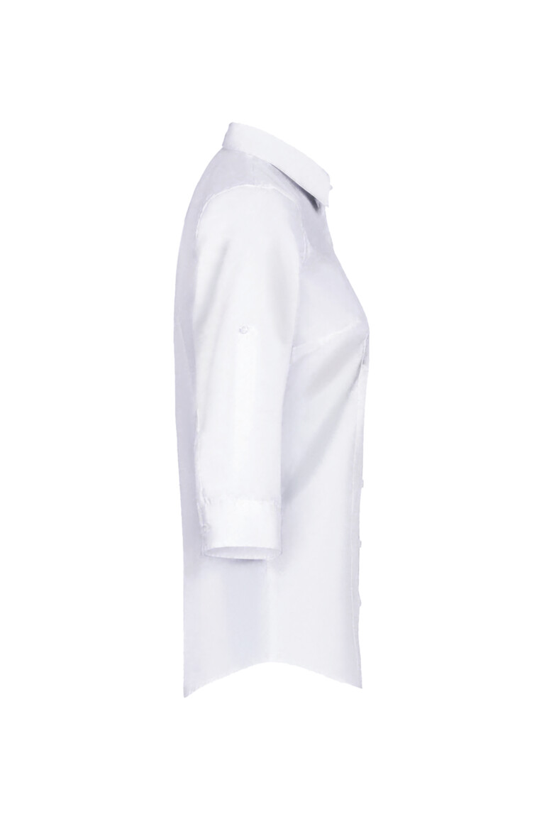 HAKRO 120 3/4-Arm-Vario Bluse MIKRALINAR® in Weiß, Größe 6XL