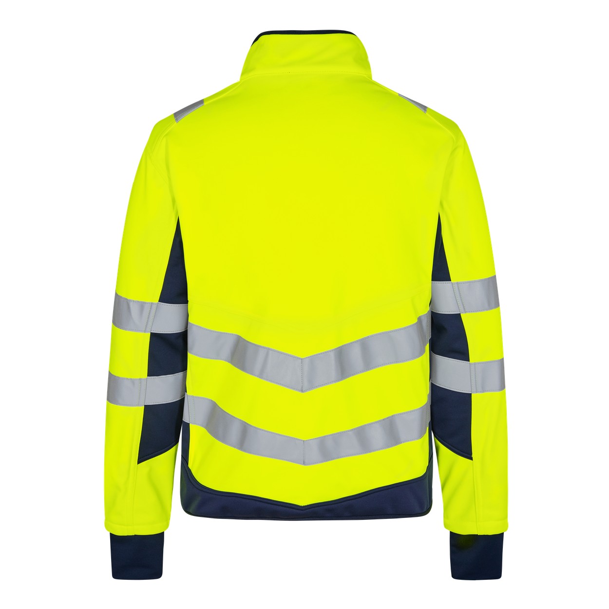 ENGEL Safety Softshelljacke in Gelb/Blue Ink, Größe XS